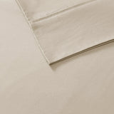 100% Organic Cotton 18" Deep Pocket Sheet Set, Taupe