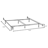 Esme California King Bed Frame Black