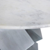 Walker Marble Dining Table with Brass Finish Base - Elevate Your Dining Room with Elegance and Style