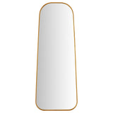 Simeon 20 x 52 Inch Full Length Floor Mirror Antique Gold