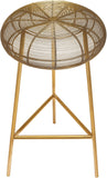 Tuscany Contemporary Counter Stool with Stylish Wire Seat for Modern Home Bar or Dining Area