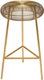 Tuscany Stylish Iron Bar Stool with Wire Seat for Contemporary Home Bar and Industrial Appeal