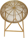 Tuscany Stylish Iron Bar Stool with Wire Seat for Contemporary Home Bar and Industrial Appeal