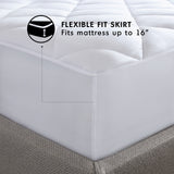 Plush Diamond Quilted Luxury Mattress Pad, Hotel King, King