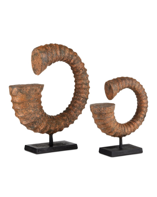 Faux Horn Set of 2
