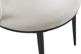 Skylar Contemporary Dining Chair Set of 2 - Stylish Velvet Seating with Gold Legs for Modern Homes