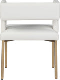 Caleb Contemporary Dining Chair Set of 2 - Luxurious Design with Unique Square Back & Stylish Legs