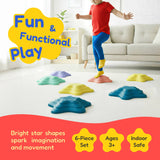 Kinderific Star Stepping Stones 6-Piece Set
