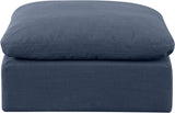 Indulge - Linen Ottoman