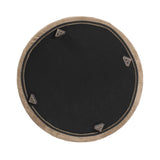 Universal Round Ottoman Cover- Pana Sand