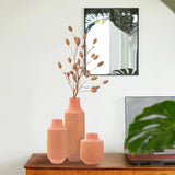 Richland Embossed Peach Vase- Medium