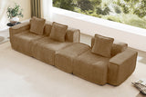 HARRISON 108" 3-Seater Sofa with 1 Ottoman