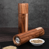 Wooden Salt and Pepper Grinders Set Manual Mills