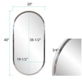 Simone Capsule Stainless Steel Mirror