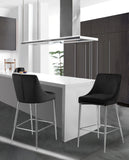 Karina - Stool with Chrome Legs (Set of 2)