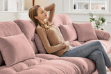 CLOUDIES 173" 4 Seater Sofa with 1 Ottoman