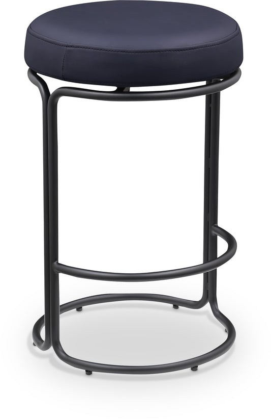 Madison Counter Stools - Set of 2 Stylish Swivel Seats with Durable Matte Metal Frame for Modern Spaces
