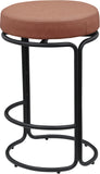 Madison Counter Stools - Set of 2 Stylish Swivel Seats with Durable Matte Metal Frame for Modern Spaces