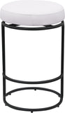 Madison Counter Stools - Set of 2 Stylish Swivel Seats with Durable Matte Metal Frame for Modern Spaces