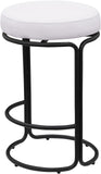 Madison Counter Stools - Set of 2 Stylish Swivel Seats with Durable Matte Metal Frame for Modern Spaces