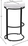 Madison Bar Stool Set of 2 - Stylish Swivel Design with Durable Matte Frame for Modern Spaces