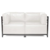 Axis Corner Chair Avanti White Titanium Frame