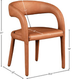 Sylvester Contemporary Dining Chair with Rounded Back for Ultimate Comfort and Stylish Décor