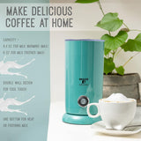 Electric Milk Frother & Warmer for Latte Foam