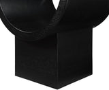 Beverwil End Table - Art Deco Glamour with Elegant Glass Top and Stunning Geometric Design