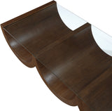 Beverwil Coffee Table: Elegant Art Deco Centerpiece with Glass Top and Geometric Design for Timeless Style