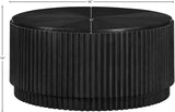 Ronin Coffee Table - Elegant Mid-Century Design with Unique Fluted Wood for Stylish Living Spaces