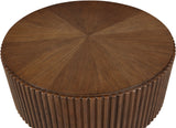 Ronin Coffee Table - Elegant Mid-Century Design with Unique Fluted Wood for Stylish Living Spaces