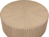 Ronin Coffee Table - Elegant Mid-Century Design with Unique Fluted Wood for Stylish Living Spaces