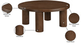 Hayden Coffee Table - Timeless Mid-Century Modern Design with Fluted Wood Texture for Your Home