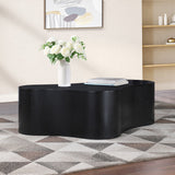 Zaire Coffee Table - Stunning Art Deco Design with Solid Wood and Elegant Finish for Modern Spaces