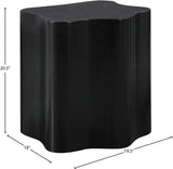 Zaire End Table - Art Deco Elegance with Unique Wood Grain, Perfect for Modern Living Spaces