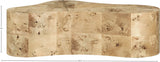 Zaire Coffee Table - Stunning Art Deco Design with Solid Wood and Elegant Finish for Modern Spaces