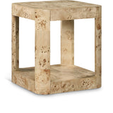 Reeves End Table - Stylish Art Deco Design with Sturdy Oak Veneer, Perfect for Modern Living Spaces