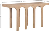 Westfield Console Table - Elegant Art Deco Design in Rich Black Oak Finish, Perfect for Any Space