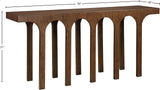 Westfield Console Table - Elegant Art Deco Design in Rich Black Oak Finish, Perfect for Any Space