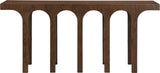 Westfield Console Table - Elegant Art Deco Design in Rich Black Oak Finish, Perfect for Any Space