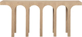 Westfield Console Table - Elegant Art Deco Design in Rich Black Oak Finish, Perfect for Any Space