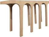 Westfield Console Table - Elegant Art Deco Design in Rich Black Oak Finish, Perfect for Any Space