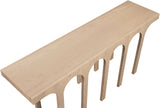 Westfield Console Table - Elegant Art Deco Design in Rich Black Oak Finish, Perfect for Any Space