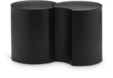 Dimple Black End Table - Stylish Modular Iron Design for Modern Living Rooms and Contemporary Spaces