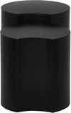 Dimple Black End Table - Stylish Modular Iron Design for Modern Living Rooms and Contemporary Spaces