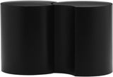 Dimple Black End Table - Stylish Modular Iron Design for Modern Living Rooms and Contemporary Spaces