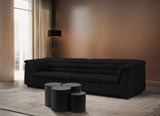 Dimple Coffee Table - Stylish Modular Design in Matte Black Iron for Contemporary Living Spaces