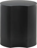 Dimple Black End Table - Stylish Modular Iron Design for Modern Living Rooms and Contemporary Spaces