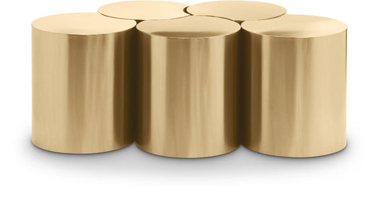 Dimple Coffee Table - Stylish Brushed Iron Design for Contemporary Living Spaces and Modular Use